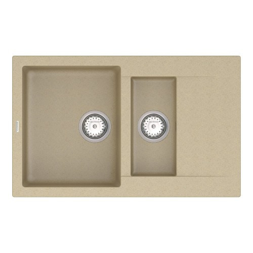 Мийка для кухні Vankor Orman OMP 04.80 Beige прямокутна з сифоном