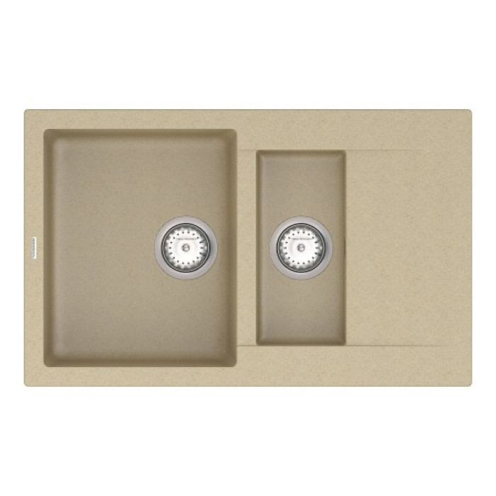 Мийка для кухні Vankor Orman OMP 04.80 Beige прямокутна з сифоном