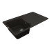 Мийка для кухні Vankor Sigma SMP 02.85 Black прямокутна з сифоном