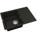 Мийка для кухні Vankor Easy EMP 02.62 Black прямокутна з сифоном