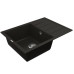 Мийка для кухні Vankor Easy EMP 02.62 Black прямокутна з сифоном
