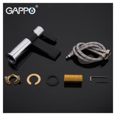 Смеситель для умывальника GAPPO G1081 черный+хром