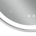 Зеркало Qtap Gemini 800х700 с LED-подсветкой Touch, с антизапотеванием, с диммером, регулятор температуры  цвета (3000-6500K) Reverse QT2578R8071W