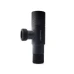 Кран угл. хром 1/2'' х 3/4'' D 815 Aquastrong черный