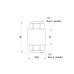 Обратный клапан SD Forte 1/2" EURO SF247W15