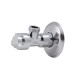 Кран приборный буксовый Icma 1/2"х3/8" угловой №519