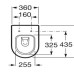 Сиденье с крышкой белое Slim slow closing ROCA Nexo A801C4200U