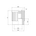Муфта из полипропилена Thermo Alliance 25х1/2" ВР