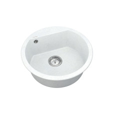 Мойка для кухни из исскуственого камня Vankor Tera  500х500х180 круглая Sahara + сифон
