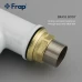 Змішувач для кухні Frap F4049 з гнучким виливом, білий/хром