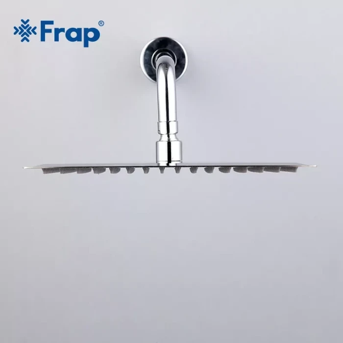Тропічний душ Frap F28-3 нержавіюча сталь 300х300 мм, хром
