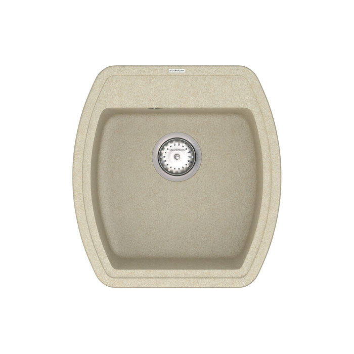 Мийка для кухні Vankor Norton NMP 01.48 Beige квадратна з сифоном