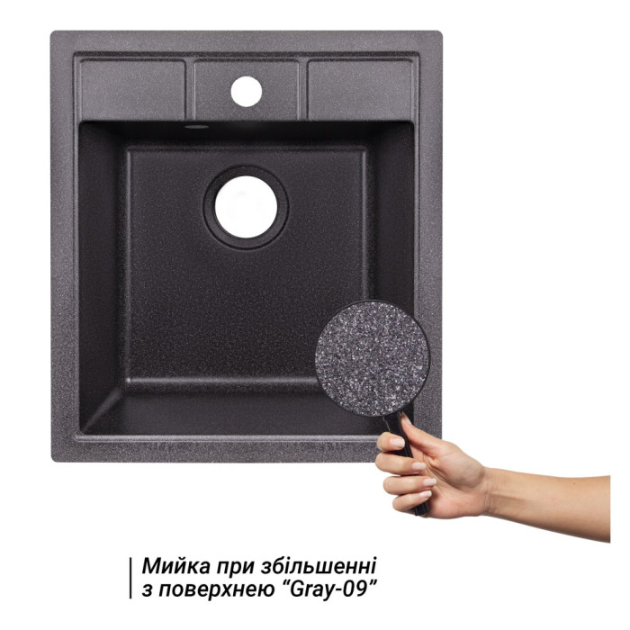 Кухонная мойка Lidz 460х515/200 GRF-13 (LidzGRF13460515200)