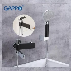 Змішувач для ванни GAPPO G3281, чорний хром