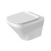 Унітаз підвісний з сидінням Slim Soft Close, білий Duravit DuraStyle Rimless 2551090000