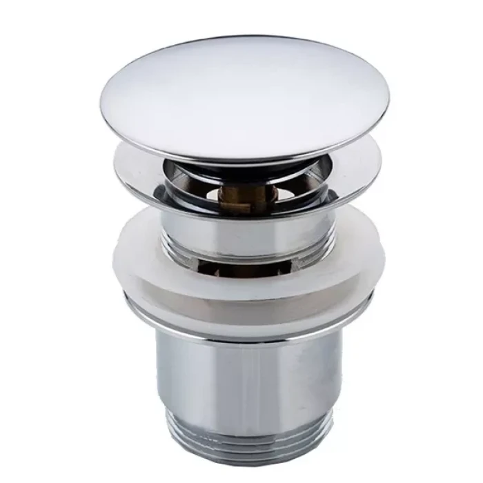 Донний клапан Frap F60, автомат, 1 1/4", хром