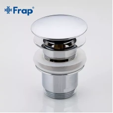 Донний клапан Frap F60, автомат, 1 1/4", хром