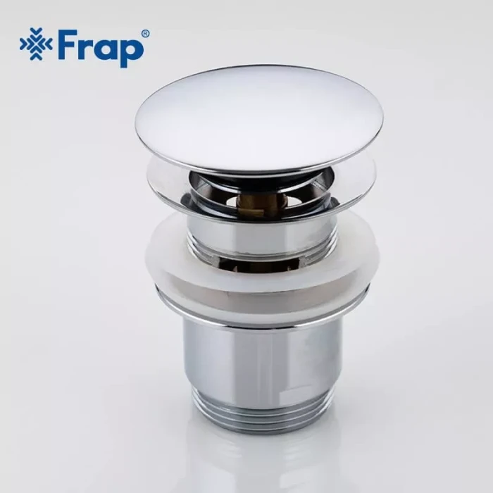 Донний клапан Frap F60, автомат, 1 1/4", хром