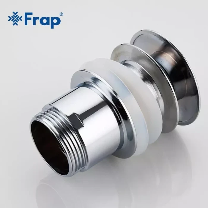 Донний клапан Frap F60, автомат, 1 1/4", хром