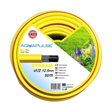 Шланг для полива  1/2  AQUAPULSE STREAM (в бухт 50м) + Лейка в подарок