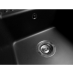 Мийка MIRAGGIO ORLEAN 510x541x215 прямокутна black shine + сифон