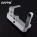 Душова система GAPPO G2402-8, вилив - перемикач на лійку, білий/хром
