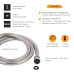 Шланг Lidz Niagara 03 1,5 м LDNIA03CRM35452 Chrome