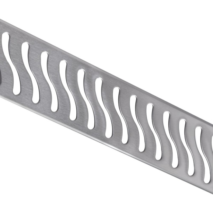 IT02-FT09/500 ITAL Душовий трап 500 мм, комбінований гідрозатвор, Brushed nickel (блістер) {5/1}