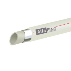Труба из полипропилена композитная Alfa Plast 25 мм  для отопления и горячей воды