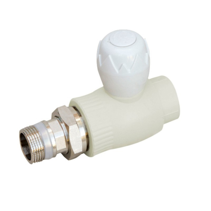 Кран шаровой Радиаторный  PPSU Blue Ocean 25х3/4" прямой