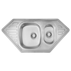 Мойка для кухни Мойка для кухни ULA 7802 ZS Micro Decor 08 (мойка 10050 нерж.) двойная