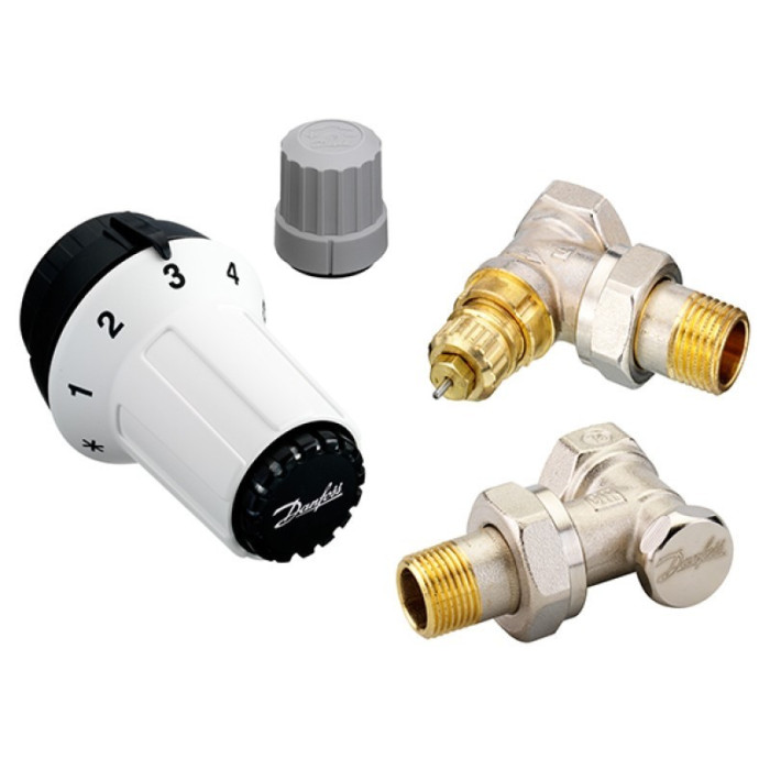Danfoss Компл.термост.кут.дизайн 1/2 RAS-C+RA-NF+RLV-S (013G5253)