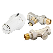 Danfoss Компл.термост.прям.з преднастр.1/2 RAE+RA-N+RLV-S (013G5174)