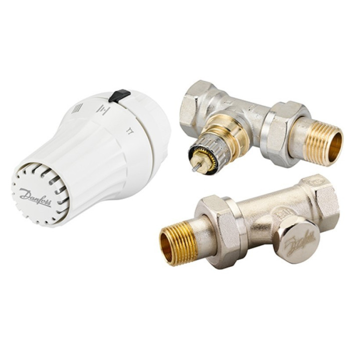 Danfoss Компл.термост.прям.з преднастр.1/2 RAE+RA-N+RLV-S (013G5174)
