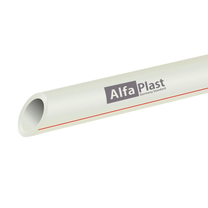Труба з поліпропілену PN20 Alfa Plast 25 мм для холодної води