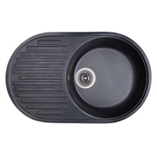 Fosto Мойка для кухни 74x46 SGA-420 (черный)