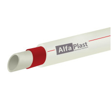 Труба из полипропилена стекловолокно Alfa Plast 32 мм  для отопления и горячей воды