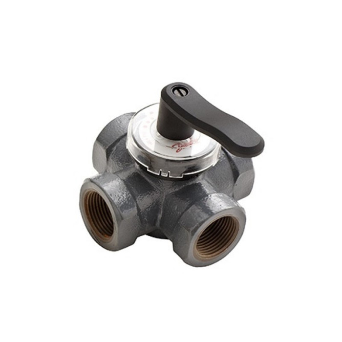 Danfoss Поворотний 4х-хід. клапан HRE4 11/4" PN6, kvs 16 чавунний (065Z0425)
