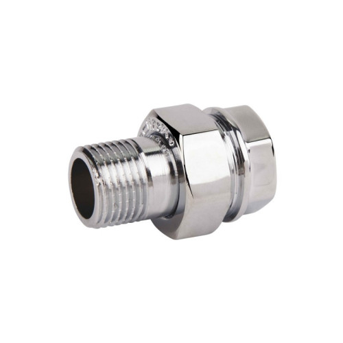 SD FORTE Зганяння Американка прямий 1/2 хром SF192W15