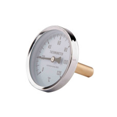 SD Термометр задн. підкл.1/2 Ø63мм 120ºC штуцер 40мм SD17440MM