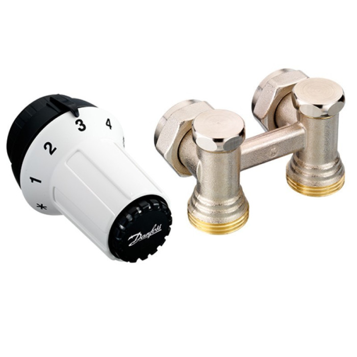 Danfoss Компл.для підкл.стальн.рад.(задн.підкл.) RAS-C+RLV-KS (013G5278)