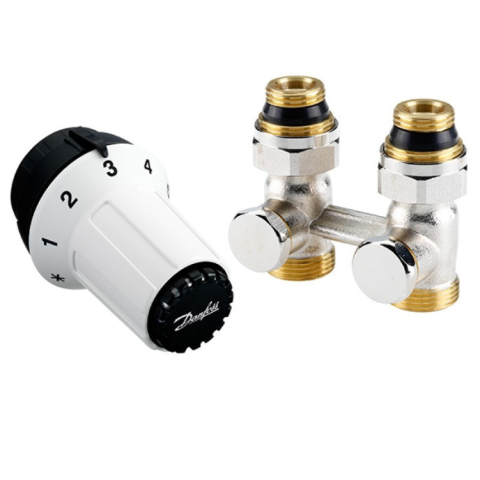 Danfoss Компл.для підкл.стальн.рад.(нижн.підкл.) RAS-C+RLV-KS (013G5277)