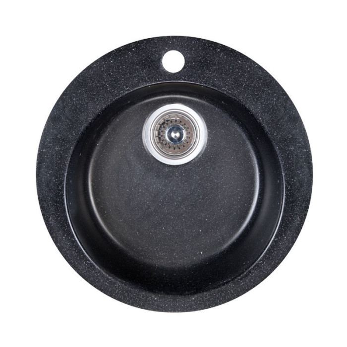 Мийка кам'яна кухонна Fosto D470 SGA-420 (чорний)