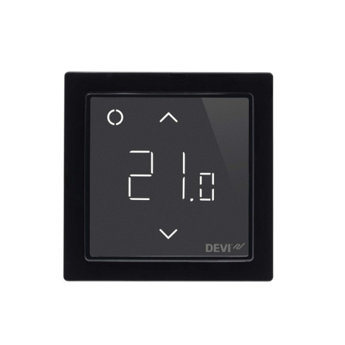 Терморегулятор DEVIreg Smart Wi-Fi чорний (140F1143) Терморегулятор DEVIreg Smart Wi-Fi чорний (140F1143)