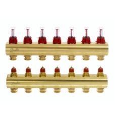Danfoss Колектор FHF 7F з витратоміром (088U0527)