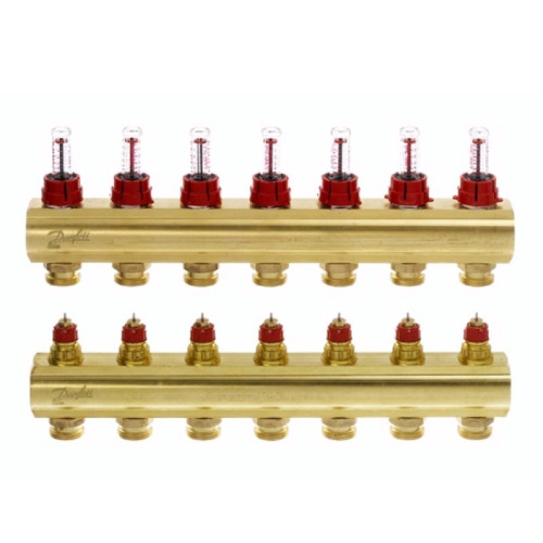 Danfoss Колектор FHF 7F з витратоміром (088U0527)