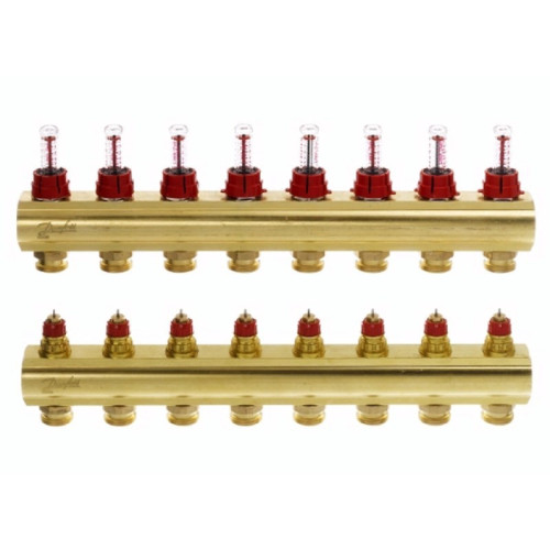Danfoss Колектор FHF 8F з витратоміром (088U0528)