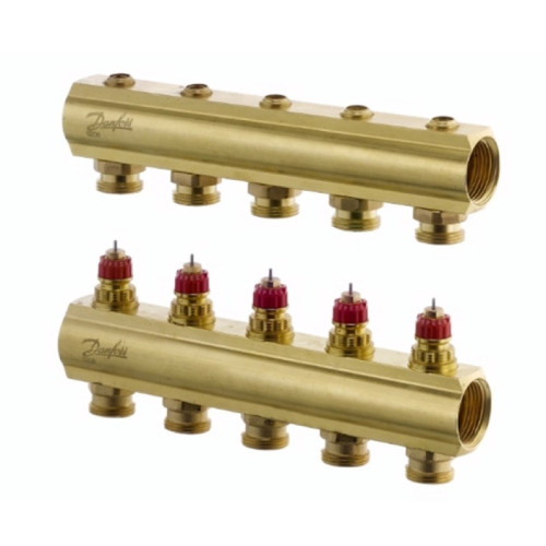 Danfoss Колектор FHF 5 без витратомірів (088U0505)