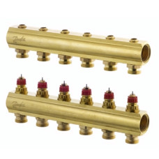 Danfoss Колектор FHF 6 без витратомірів (088U0506)
