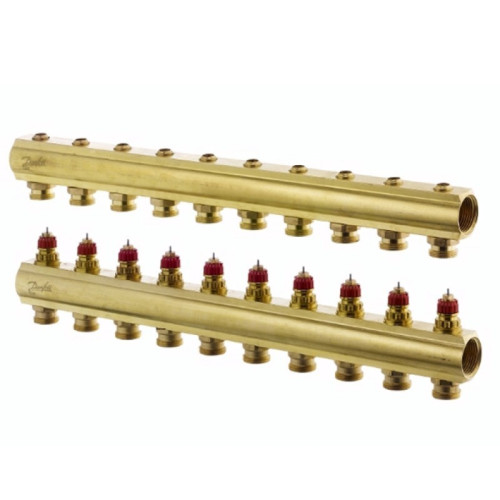 Danfoss Колектор FHF 10 без витратомірів (088U0510)